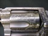5003 Smith Wesson model 60 Nickel 38 spcl engraved - 3 of 12