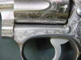 5003 Smith Wesson model 60 Nickel 38 spcl engraved - 4 of 12