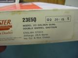 5061 Winchester 23 Golden Quail 20ga 26 bls ic/mod NIB AAAFancy - 2 of 12