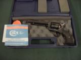 5071 Colt Cowboyi 45 colt 5 1/2 bl blue/case colors ANIB - 2 of 9