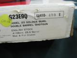 5837 Winchester 23 Golden Quail MATCHED SET 28ga/410ga NEW IN CASES - 4 of 11