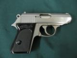 6055 Walther PPK 380 caliber stainless steel 2 mags,3.3 inch barrel,
Interarms VA importer. 98% condition--210 602 6360-- - 4 of 11