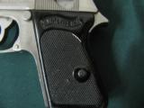 6055 Walther PPK 380 caliber stainless steel 2 mags,3.3 inch barrel,
Interarms VA importer. 98% condition--210 602 6360-- - 9 of 11