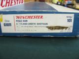 6098 Winchester 101 Field 12 gauge 30 INCH BARRELS RARE,MOD/FULL, NEW IN BOX, HANG TAG, PAPERS, CORRECT BOX, 30 inch barrels are RARE,ejectors, pistol - 2 of 12
