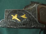 6123 Winchester 101 PRESENTATION GRADE TRAP 12 gauge 30 inch barres mod/full vent rib ejectors,4 GOLD RAISE RELIEF PHEASANTS ON RECEIVER surrounded by - 3 of 11