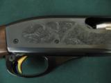 6139 Remington 870 Wingmaster 28 gauge 26 barrels,ic mod, full, no wrench, rose and scroll blue engraved receiver, butt pad, new in box.instruction bo - 9 of 12