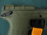 6153 Kel Tec PMR 30 22 caliber MAGNUM, FOREST GREEN 30 round magazine, 2 magazines, 3 high viz sites, 13.6 OUNCES, 6 oz loaded magazine of 30 rounds.- 5 of 8