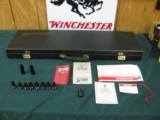 6165 Winchester 101 Waterfowler 12 guage 30 inch barrels, 8 win chokes 2sk ic 2im m f xf,wrench,pouch, hang tag, all papers, correct Winchester case a - 1 of 13