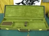 6169 Winchester 101 or 23 or other shotgun case, luggage style 1971-1987 99% condition, leather trim, will take 28 inch barrels - 4 of 4
