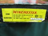 6222 Winchester 101 Field 28 gauge 28 inch barrels mod/full, pistol grip with cap, butt plate 100% NEW IN BOX NOT A MARK ON IT. correct serialized box - 2 of 13