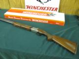 6224 Winchester 101 Lightweight 20 gauge 27 inch barrels, 2 screw in chokes sk/ic,more chokes for $30, coin silver receiver,quail engraved,pistol grip - 1 of 12