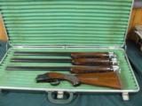 6238 Winchester 101 20 gauge,28 gauge, 410 gauge, skeet/skeet, 98++% with 3 barrel hard case, 28 inch barrels, very excellent condition,tiger striped- 5 of 12