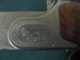 6254 Classic Doubles GRADE 2 410gauge 28 inch barrels 4 chokes sk ic m f, wrench, fleur-des-lies checkered side panels game scene silver receiver,unma - 11 of 11
