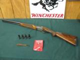 6276 Winchester 23 Pigeon XTR 20vgauge 26 inch barrels 3 inch chambers, vent rib ejectors, round knob rose/scroll coin silver engraved receiver, AA++F - 2 of 12