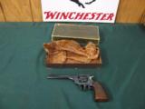 6286 H & R SPORTSMAN MODEL 999, 22 LONG RIFLE,9 shot cylinder, wood grips, adjustable rear sight, 6 inch barrel, s/nD551X, as new in box, with oil pap - 1 of 7