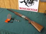 6310 Winchester 101 Pigeon XTR LIGHTWEIGHT 12 gauge 27 inch barrels, 5 chokes and wrench, 2sk ic m f,vent rib round knob long tang Winchester butt pad - 1 of 10