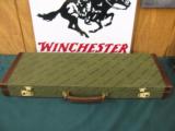 6333 Winchester 101 or 23 case, will take 26 inch barrels, leather trim with keys, 98-99% - 1 of 6