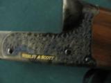 6340 Webley Scott model 712 12 gauge 28 inch barrels ic/mod 3 inch chambers, STRAIGHT GRIP, checkered butt, single non select trigger, gold Webley Sco - 13 of 13