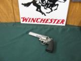 6355 Smith Wesson 629-244 mag 6 inch barrel stainless steel 98% condition, Pachmayr presentation grips,adjustable rear site - 1 of 9