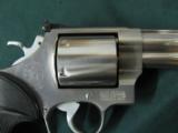 6355 Smith Wesson 629-244 mag 6 inch barrel stainless steel 98% condition, Pachmayr presentation grips,adjustable rear site - 8 of 9