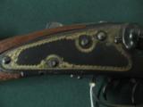 6379 WINCHESTER MODEL 21 DAISY BB GUN AS NEW IN BOX , 99% CONDITION WITH CORRECT BOX, GOLD SCROLL WORK AROUND SIDE PLATES AND FRAME. 2 BB LOADING TUBE - 15 of 16