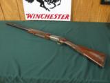 6372 Winchester 101 QUAIL SPECIAL 20 gauge 3 inch chambers, 25 inch barrel, STRAIGHT GRIP, all original, quail/dogs engraved on coin silver receiver,
- 1 of 13