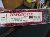 6373 Winchester 101 Field 12 gauge 28 inch barrels 2 3/4 chambers,opens closes tite, bores shiny, vent rib,RED W first 3 years MFG. Winchester butt pa - 12 of 16