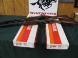 6398 Winchester model 23 HEAVY DUCK/LIGHT DUCK MATCHED SET WITH MATCHING SERIAL NUMBERS #452--ONLY 500 WERE MADE. 12 gauge Heavy Duck has 30 inch barr - 1 of 14