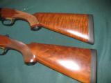 6398 Winchester model 23 HEAVY DUCK/LIGHT DUCK MATCHED SET WITH MATCHING SERIAL NUMBERS #452--ONLY 500 WERE MADE. 12 gauge Heavy Duck has 30 inch barr - 10 of 14