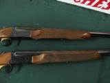 6398 Winchester model 23 HEAVY DUCK/LIGHT DUCK MATCHED SET WITH MATCHING SERIAL NUMBERS #452--ONLY 500 WERE MADE. 12 gauge Heavy Duck has 30 inch barr - 3 of 14