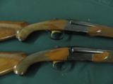 6398 Winchester model 23 HEAVY DUCK/LIGHT DUCK MATCHED SET WITH MATCHING SERIAL NUMBERS #452--ONLY 500 WERE MADE. 12 gauge Heavy Duck has 30 inch barr - 2 of 14