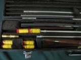 6399 Winchester 101 Pigeon 12 gauge 27 inch barrels, with 20, 28, 410, gauge tube set and 12 chokes and case. AA++Fancy Walnut. 12 Colonial chokes, 95 - 3 of 10