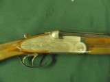 6523 Beretta S03 12 gauge 28 inch barrels mod/full, STRAIGHT GRIP, sideplates, rose and scroll engraving, checkered butt, double triggers, ejectors, v - 9 of 12