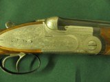 6523 Beretta S03 12 gauge 28 inch barrels mod/full, STRAIGHT GRIP, sideplates, rose and scroll engraving, checkered butt, double triggers, ejectors, v - 12 of 12