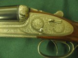 6524 Armis Garbi model 100 16 gauge 28 inch barrels ic/mod, straight grip, checkered butt, double triggers, ejectors, solid rib, rose/scroll detachabl - 12 of 12