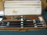 6547 Winchester 101 Skeet Set 20 gauge 28 gauge, 410 gauge, 28 inch barrels, skeet chokes, repaired forend on 410 gauge, numerous small marks on stock - 2 of 15