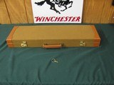 6643 Winchester 23 Golden Quail 12 gauge 26 inch barrels,ic/im raised solid rib, ejectors, STRAIGHT GRIP,single selective trigger, quail/dogs engraved - 1 of 14