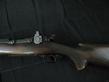 6671 Winchester model 70 22 hornet, 24 inch barrels, Redfield peep site, 2 side taps, steel butt plate,1938 mfg s/n1317x, bore brite/shiny - 3 of 13