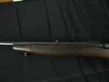 6671 Winchester model 70 22 hornet, 24 inch barrels, Redfield peep site, 2 side taps, steel butt plate,1938 mfg s/n1317x, bore brite/shiny - 4 of 13