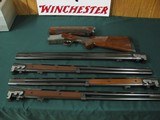 6711 Winchester 101 Diamond Grade skeet set 12 20 28 410 gauges, 27 1/2 inch barrels ALL FACTORY ORIGINAL, Winchester butt pad, AMERICASE NEW, opens a - 6 of 18