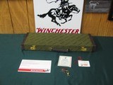 6715
Winchester 23 Classic 28 gauge 26 barrels ic/mod vent rib, ejectors, pistol grip with cap,single select trigger, GOLD RAISED RELIEF QUAIL ON BOT - 1 of 12
