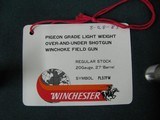 6717 Winchester 101 Pigeon XTR LIGHTWEIGHT 20 gauge, 27 inch barrels 7 chokes 2sk, 3ic, 2mod, wrench, Hangtag, Winchester case, 2 white beads, QUAIL e - 3 of 14