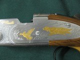 7624 Beretta 687 EL Gold Pigeon 410 gauge 27 inch barrels 2 3/4 & 3 inch chambers, sk ic mod full chokes, wrench, all papers,gold birds/dogs coin silv - 9 of 13