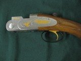 7624 Beretta 687 EL Gold Pigeon 410 gauge 27 inch barrels 2 3/4 & 3 inch chambers, sk ic mod full chokes, wrench, all papers,gold birds/dogs coin silv - 4 of 13