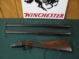 6725 Parker GHE 12 gauge 2 BARREL SET--all s/n match ie barrels receiver both forends,still plenty case color,splinter forend on 28bl mod/full, beaver - 1 of 19