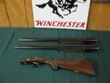 6732 Winchester Model 23 Custom WBS 2 barrel set, 20g/28g, 26bls, ic/mod,hand engraved and checkered,1 0F 500,AAA+ Fancy highly figured walnut. 2 bls - 11 of 16