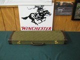 6739 Winchester 101 or model 23 case, leather trim, keys, compartment for chokes,etc, 90% condition, will take 28 inch barrels. - 1 of 8