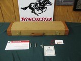 6744 Winchester Golden Quail 410 gauge 26 barrels m/f solid rib ejectors, single select trigger, Winchester pad,all original, Quail/dogs engraved coin - 1 of 14