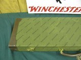 6763 Winchester 101 NATIONAL WILD TURKEY FOUNDATION CASE, will take 28.5 inc barrels, keys, HANG TAG CORRECT FOR NWTF, brochure, leather trim 98% cond - 2 of 7