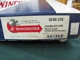 6773 Winchester 23 Pigeon XTR 20 gauge 26 inch barrels 2 3/4 & 3 inch chambers, vent rib, single select trigger, round knob ejectors, Winchester butt - 3 of 12